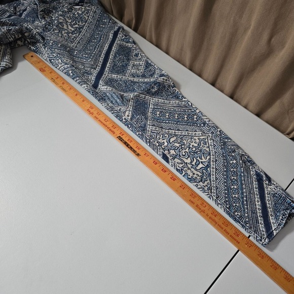 Denim Supply Ralph Lauren Jeans Womens 28 Blue Skinny Ankle Zip Aztec Boho Y2K - Picture 10 of 13